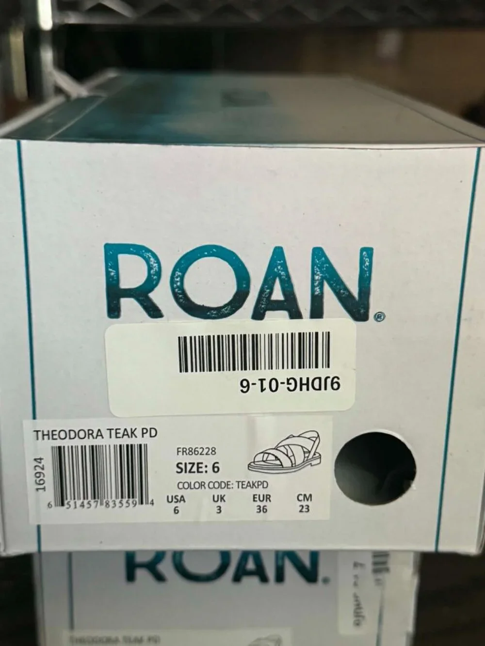 ROAN BY BED STU Theodora Sandals Leather Women $120 in Brown